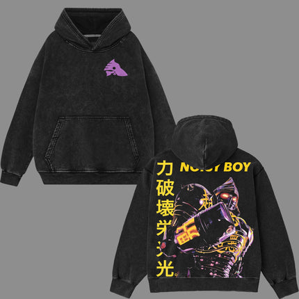 Noisy Boy Real Steel Washed T-Shirt 100% Cotton