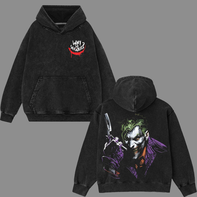 Joker DC Comic Washed T-Shirt 100% Cotton