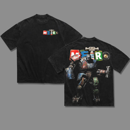 Metro Real Steel Washed T-Shirt 100% Cotton