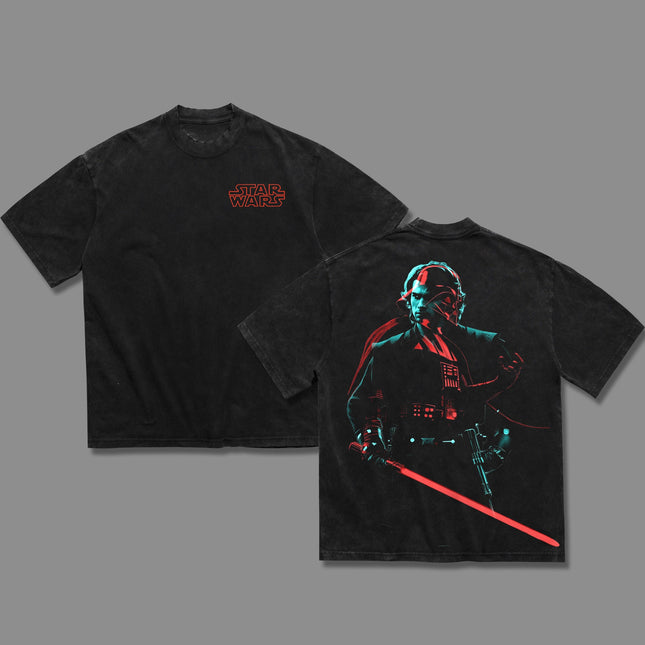 Anakin Skywalker Darth Vader Star wars Revenge of the Sith Washed T-Shirt 100% Cotton
