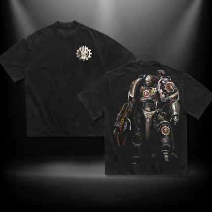 Iron hands Warhammer 40k Washed T-Shirt, Hoodie 100% Cotton