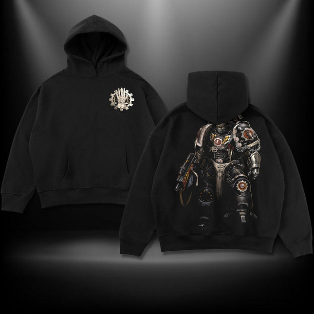 Iron hands Warhammer 40k Washed T-Shirt, Hoodie 100% Cotton