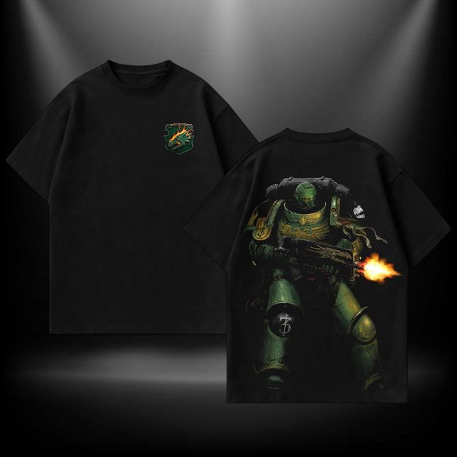 Salamanders Warhammer 40k Washed T-Shirt, Hoodie 100% Cotton