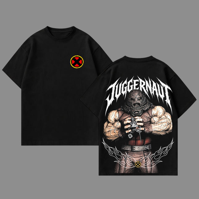 Juggernaut X-Men Marvel Comic Washed T-Shirt 100% Cotton