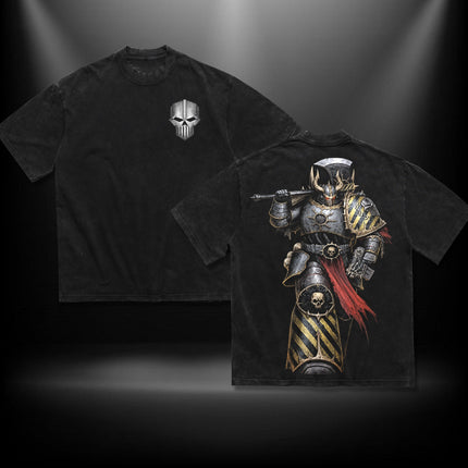 Iron Warriors Warhammer 40k Washed T-Shirt, Hoodie 100% Cotton