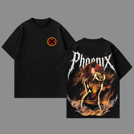 Jean Gray Phoenix Force X-Men Marvel Comic Washed T-Shirt 100% Cotton