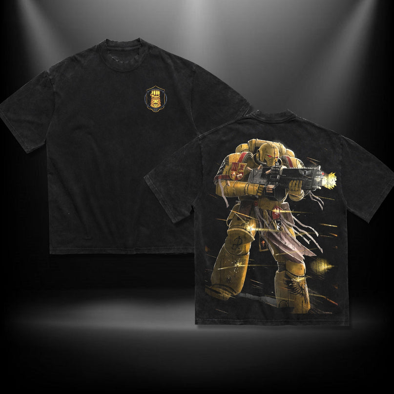 Iron Fists Warhammer 40k Washed T-Shirt, Hoodie 100% Cotton
