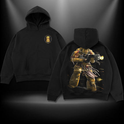Iron Fists Warhammer 40k Washed T-Shirt, Hoodie 100% Cotton