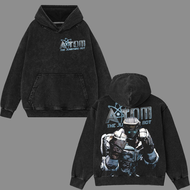 Atom Real Steel Washed T-Shirt 100% Cotton