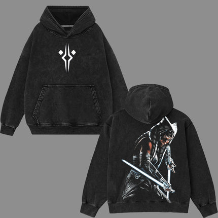 Ahsoka Tano Star wars Washed T-Shirt 100% Cotton
