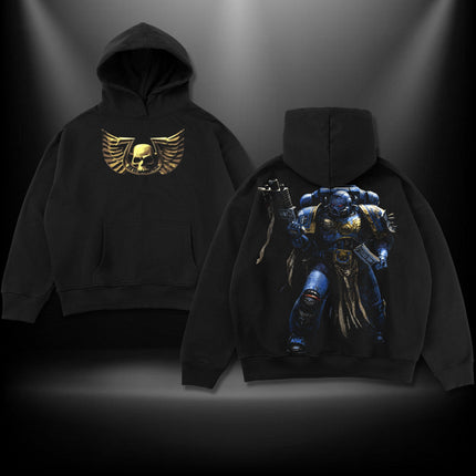 Space Marines Warhammer 40k Washed T-Shirt, Hoodie 100% Cotton