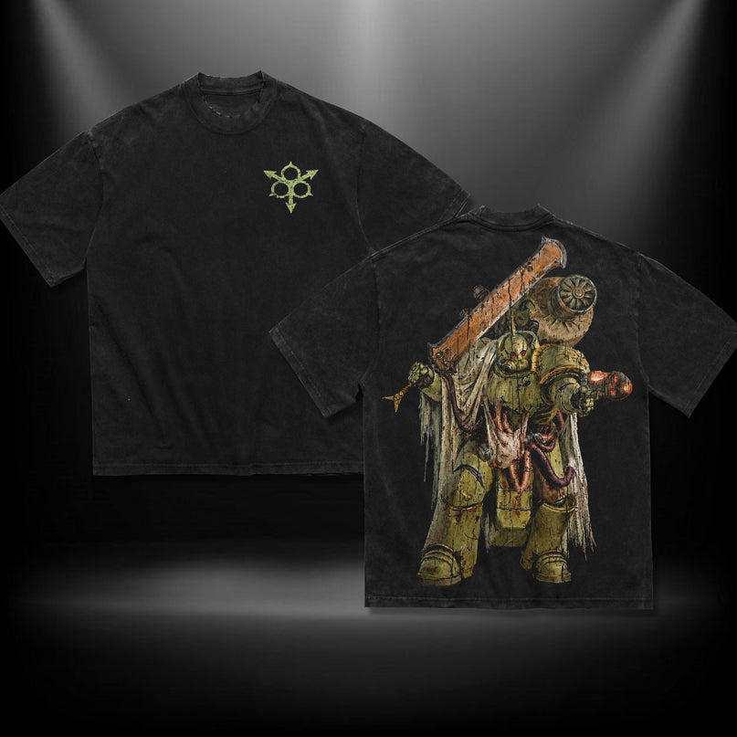 Death Guard Warhammer 40k Washed T-Shirt, Hoodie 100% Cotton