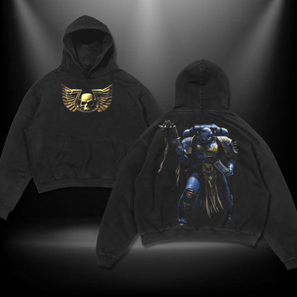 Space Marines Warhammer 40k Washed T-Shirt, Hoodie 100% Cotton