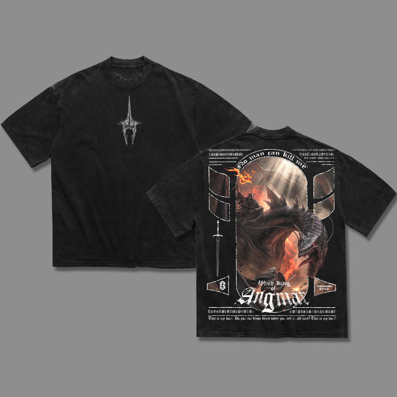 Witch King of Angmar The Lord of the Rings Washed T-Shirt 100%