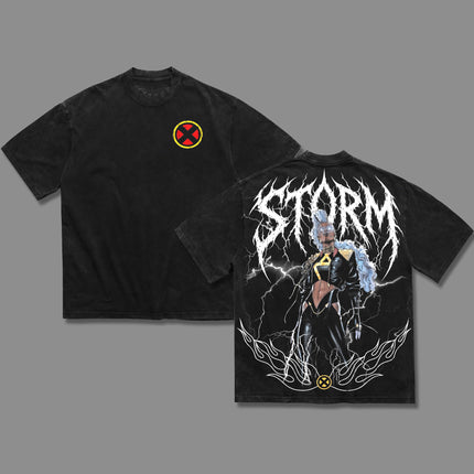 Storm X-Men Marvel Comic Washed T-Shirt 100% Cotton