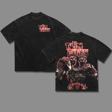 Twin Cites Real Steel Washed T-Shirt 100%