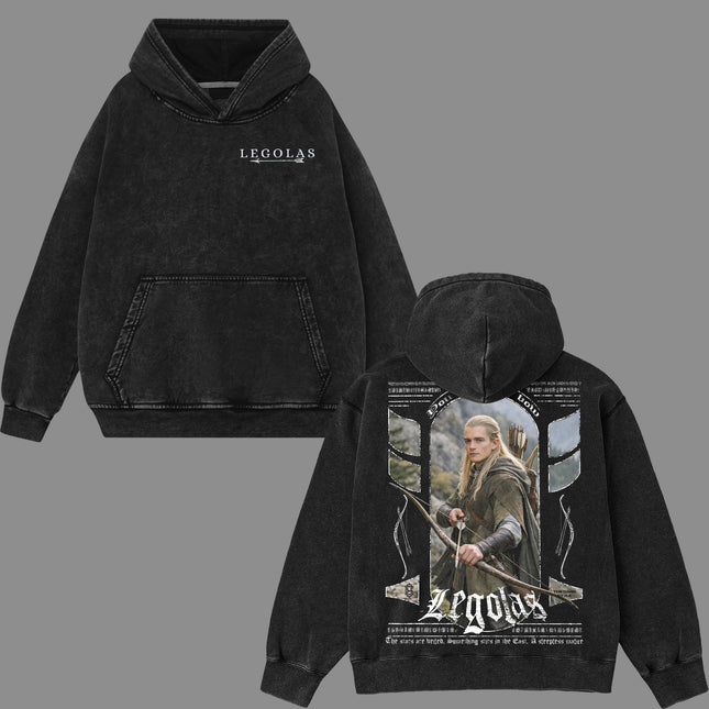 Legolas The Lord of the Rings Washed T-Shirt 100% Cotton